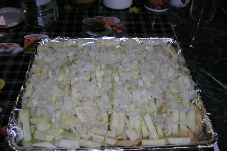 Баклажанно-овощное рагу, запеченое в духовке: шаг 1