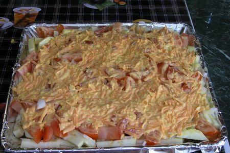 Баклажанно-овощное рагу, запеченое в духовке: шаг 5