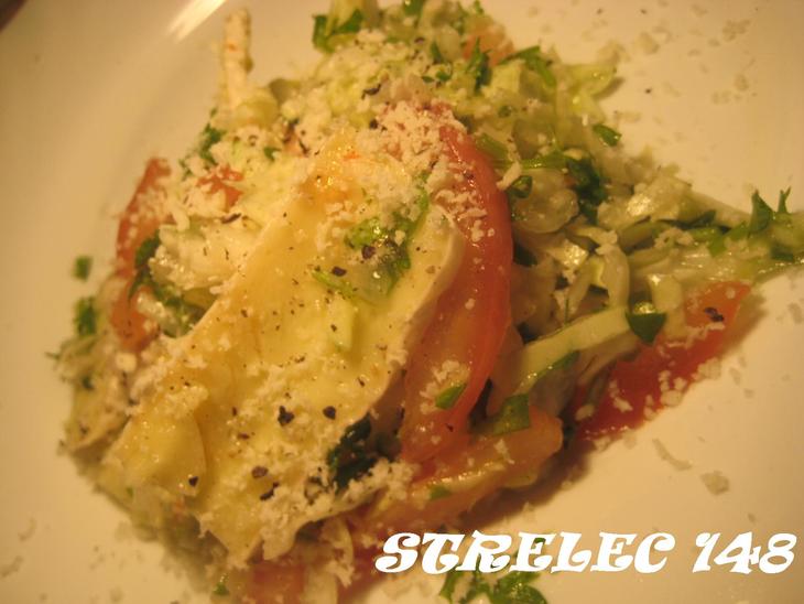 Салат из капусты с "brie" и "parmigiano reggiano".: шаг 4