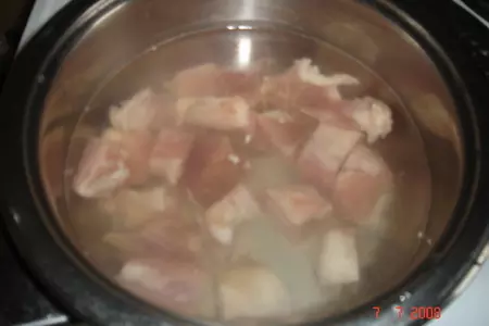 Суп с сырными лепёшечками: шаг 1