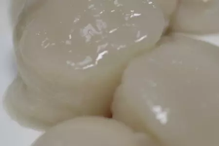 Морской гребешок с подливками: шаг 1