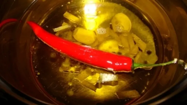 Маринованный сыр "аттический": шаг 1