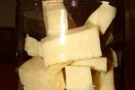 Маринованный сыр "аттический": шаг 2