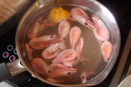 Салат «морской ветер»: шаг 1