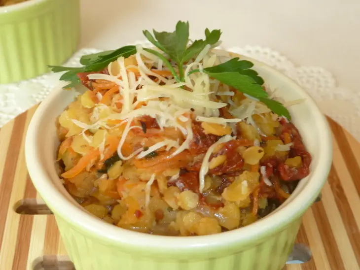 Чечевица с овощами "утомленные солнцем (духовкой)....": шаг 9