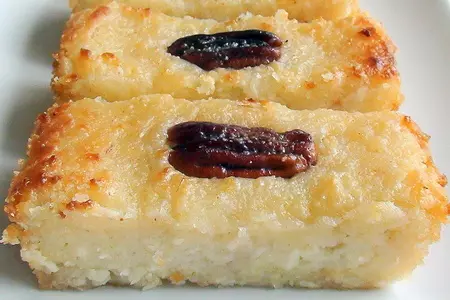 Десерт из манки с кокосом. восточное лакомство: шаг 6