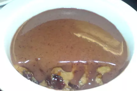 Медовая панна котта с черносливом и шоколадом: шаг 6