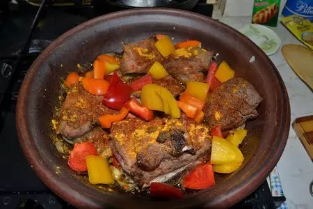 Тажин с бараниной и овощами.: шаг 2