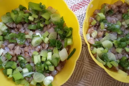 Гречневая запеканка с грибами и зеленым луком.: шаг 3