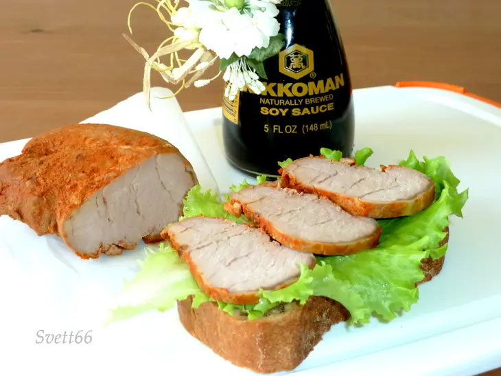 "kikkoмясо" к завтраку (для любителей бутербродов): шаг 6