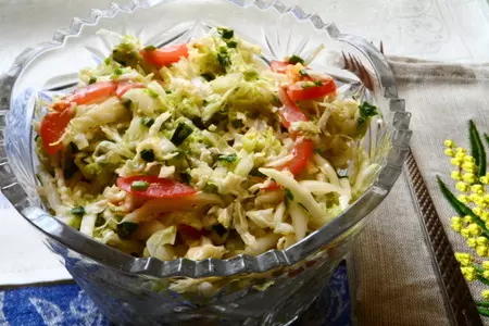 Салат из пекинской капусты: шаг 6