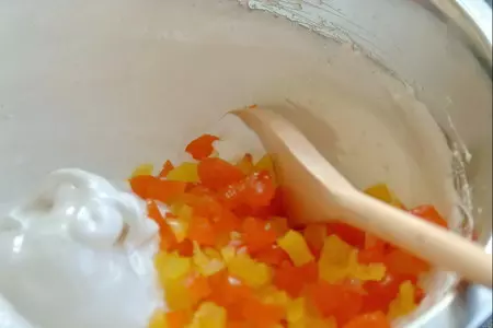 Меренговые пирожные с цукатами и шоколадом: шаг 6