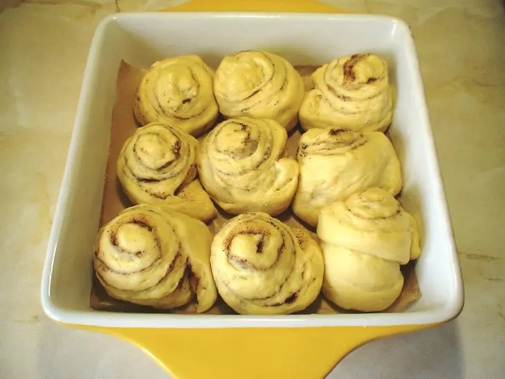 Булочки с корицей, творогом  и маскарпоне: шаг 10