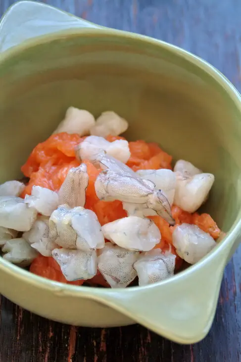 Семга маринованная (два рецепта) и жульен "морской": шаг 12