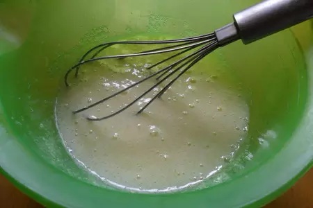Черёмуховые кексы на сметане: шаг 2