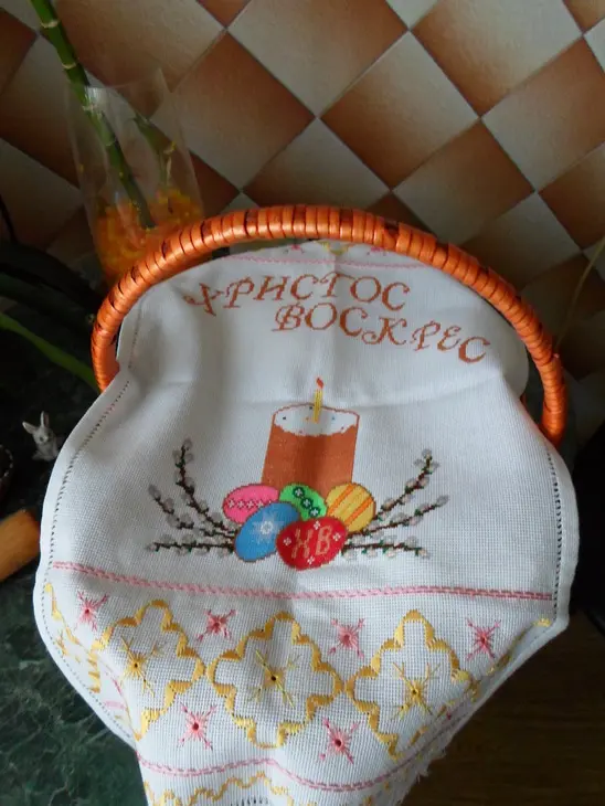 Вегетарианский пасхальный кулич (без яиц и дрожжей) "с христом в сердце": шаг 7