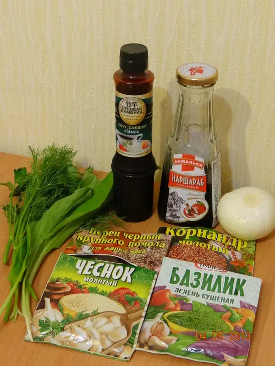 Рёбра говяжьи в пикантном маринаде в духовке: шаг 2