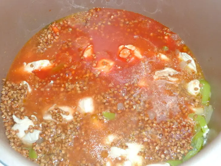 Гречка по-купечески (быстрый, вкусный, полезный ужин): шаг 6