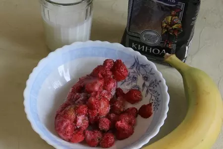 Фруктовый смузи с киноа: шаг 2