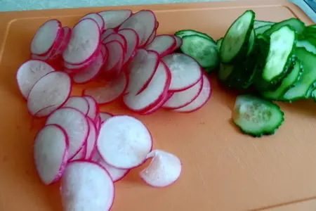 Лёгкий салат к ужину: шаг 2