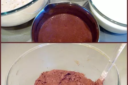 Кекс шоколадный с кешью и черносливом: шаг 4