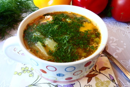 Лёгкий рыбный суп с овощами.: шаг 8