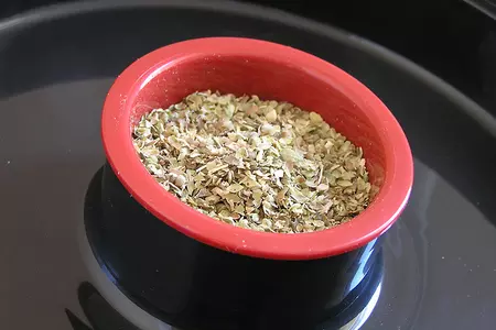 Грибное ризотто с каперсами и сладким красным перцем: шаг 1