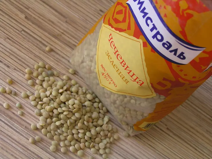 Чечевица, томленная в морковном соке с кабачками и шпинатом. (обретение легкости: тест-драйв): шаг 1