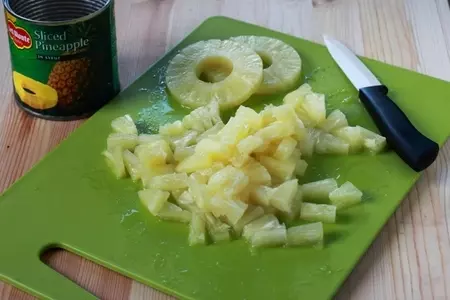 Рисовый салат с курицей, ананасами, карри и имбирем: шаг 2