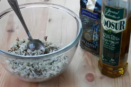 Рисовый салат с курицей, ананасами, карри и имбирем: шаг 7