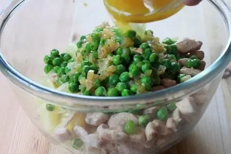 Рисовый салат с курицей, ананасами, карри и имбирем: шаг 10