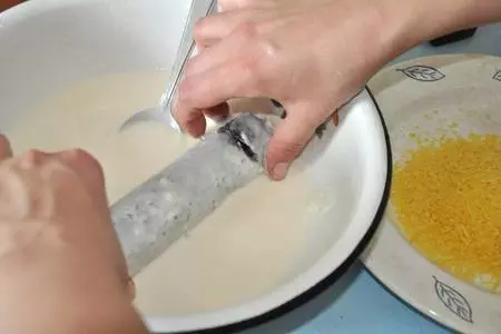Тёплые роллы, их много не бывает: шаг 20