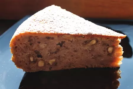 Банановый пирог с грецкими орехами в мультиварке: шаг 8