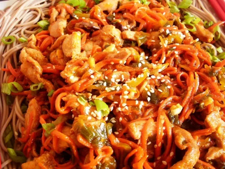 Острая курица с гречневой собой «рыжая бестия».: шаг 6