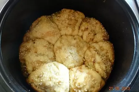 Пышки капустные с кунжутом: шаг 6
