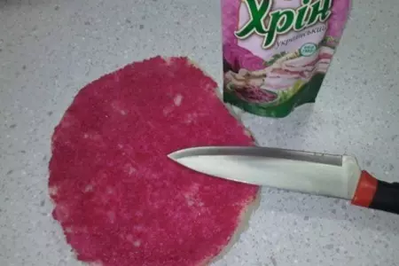 Бутербродный торт с ветчинным муссом: шаг 4