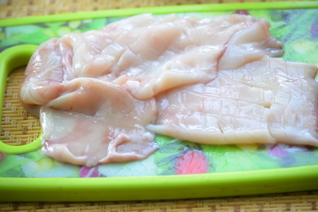 Салат из морепродуктов  "морской бриз": шаг 2