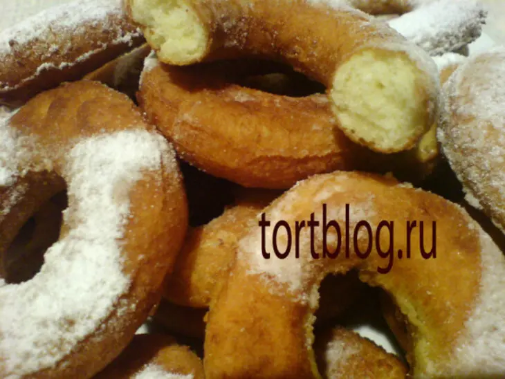 Вкусные творожные пышки: шаг 1