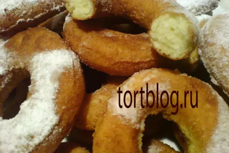 Вкусные творожные пышки: шаг 1
