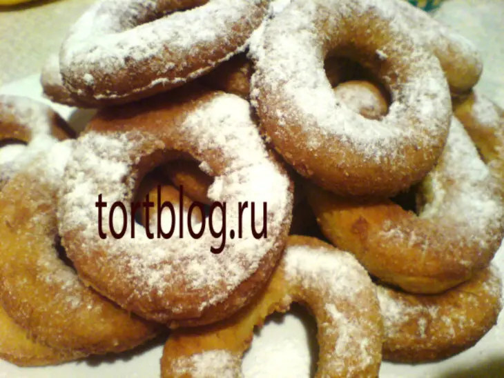 Вкусные творожные пышки: шаг 9