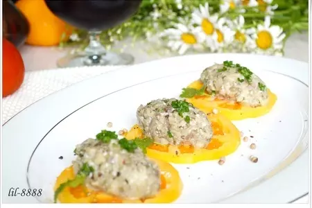 Баклажаны с кунжутной пастой и соевым соусом.: шаг 3