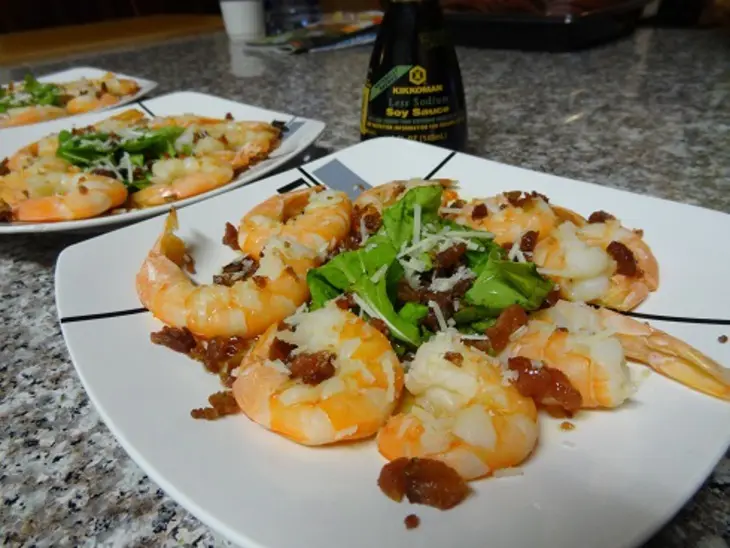 Креветки под соусом из маракуйи: шаг 8