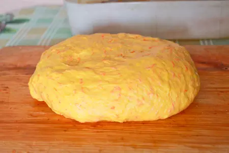 Рыба и курица в морковном тесте.: шаг 9