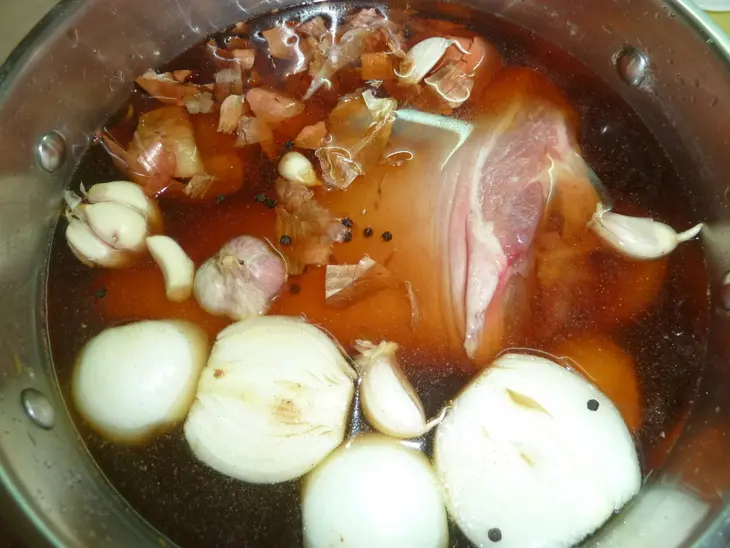 Рулька "kikkoman"ская (рецепт нездоровый, но умопомрачительно вкусный): шаг 2