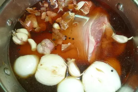 Рулька "kikkoman"ская (рецепт нездоровый, но умопомрачительно вкусный): шаг 2