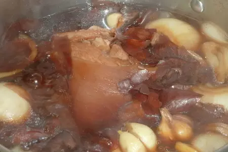 Рулька "kikkoman"ская (рецепт нездоровый, но умопомрачительно вкусный): шаг 3