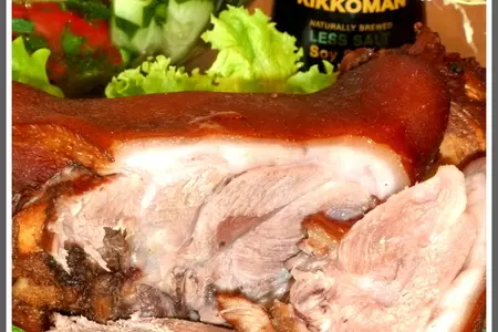 Рулька "kikkoman"ская (рецепт нездоровый, но умопомрачительно вкусный): шаг 6
