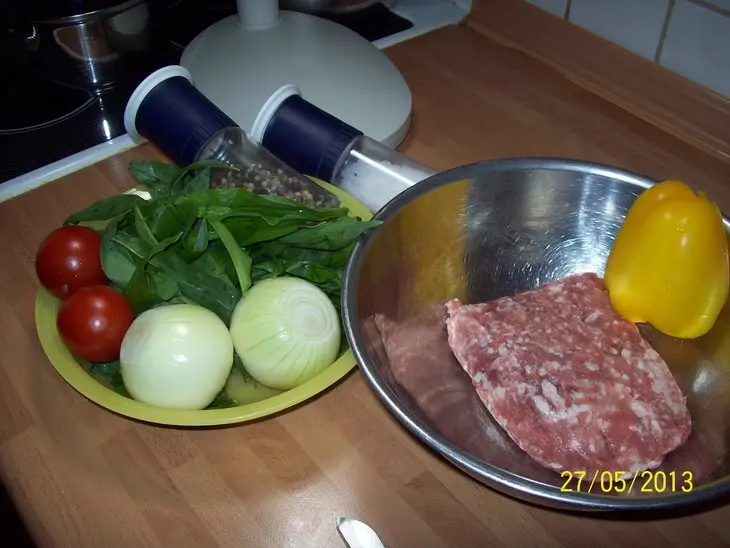 Пироги с фаршем и овощами "базлама": шаг 3
