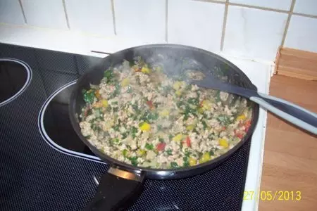 Пироги с фаршем и овощами "базлама": шаг 8