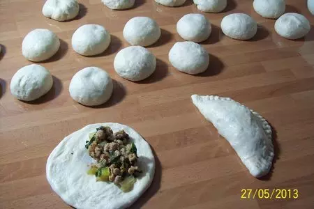 Пироги с фаршем и овощами "базлама": шаг 12